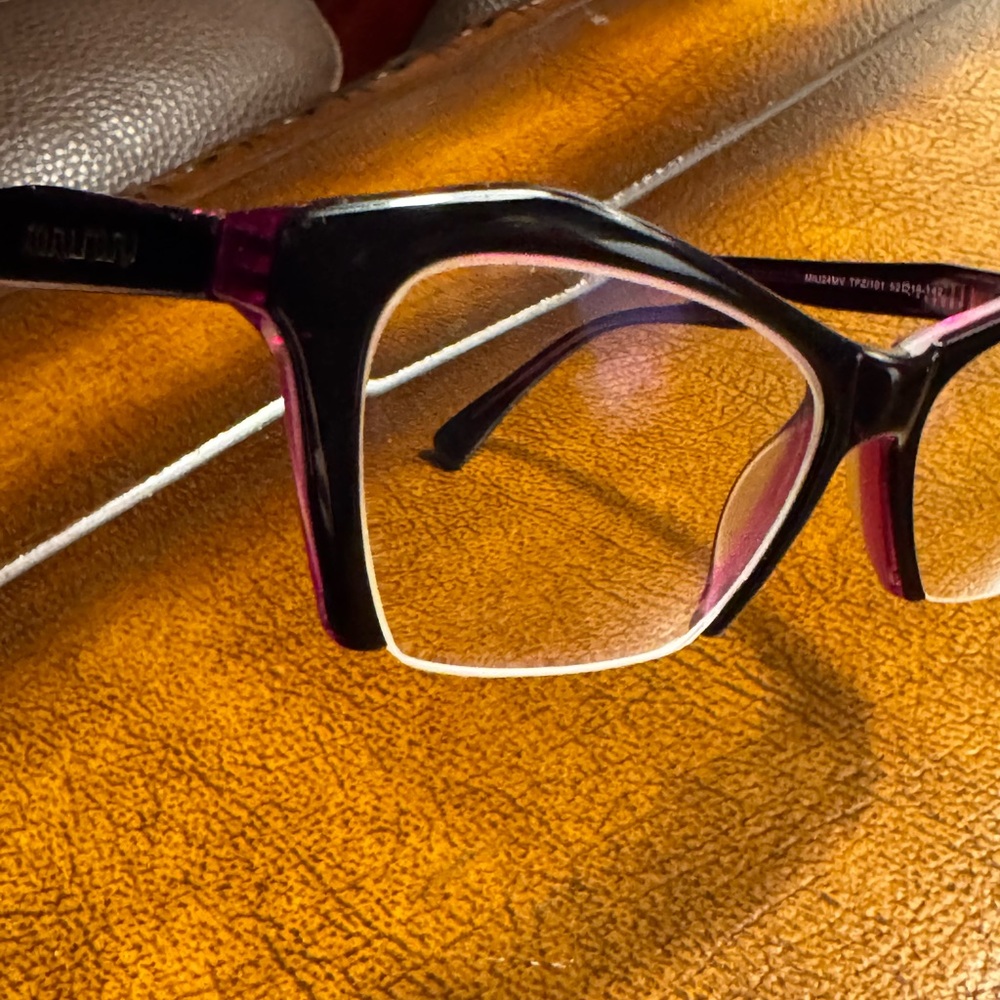 Miu Miu purple Cat Eye Glasses - Picture 2 of 5